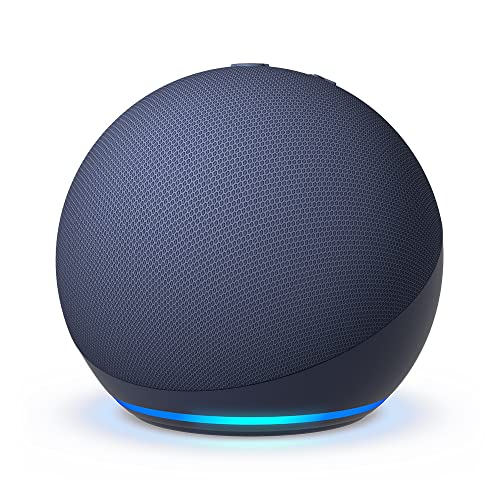 Zertifiziert und generalüberholt Echo Dot (5. Generation, 2022) | Smarter Bluetooth Lautsprecher mit Alexa | Tiefseeblau